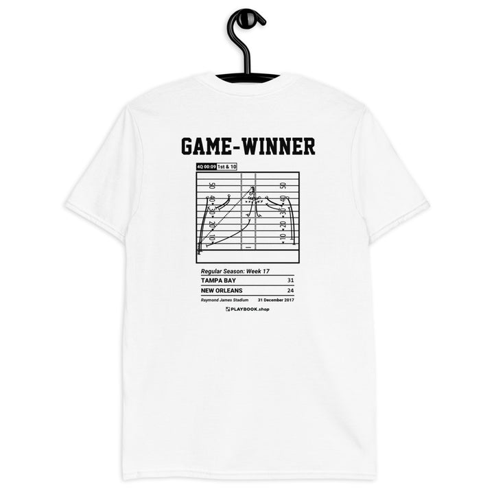 Tampa Bay Buccaneers Greatest Plays T-shirt: Game-Winner (2017)