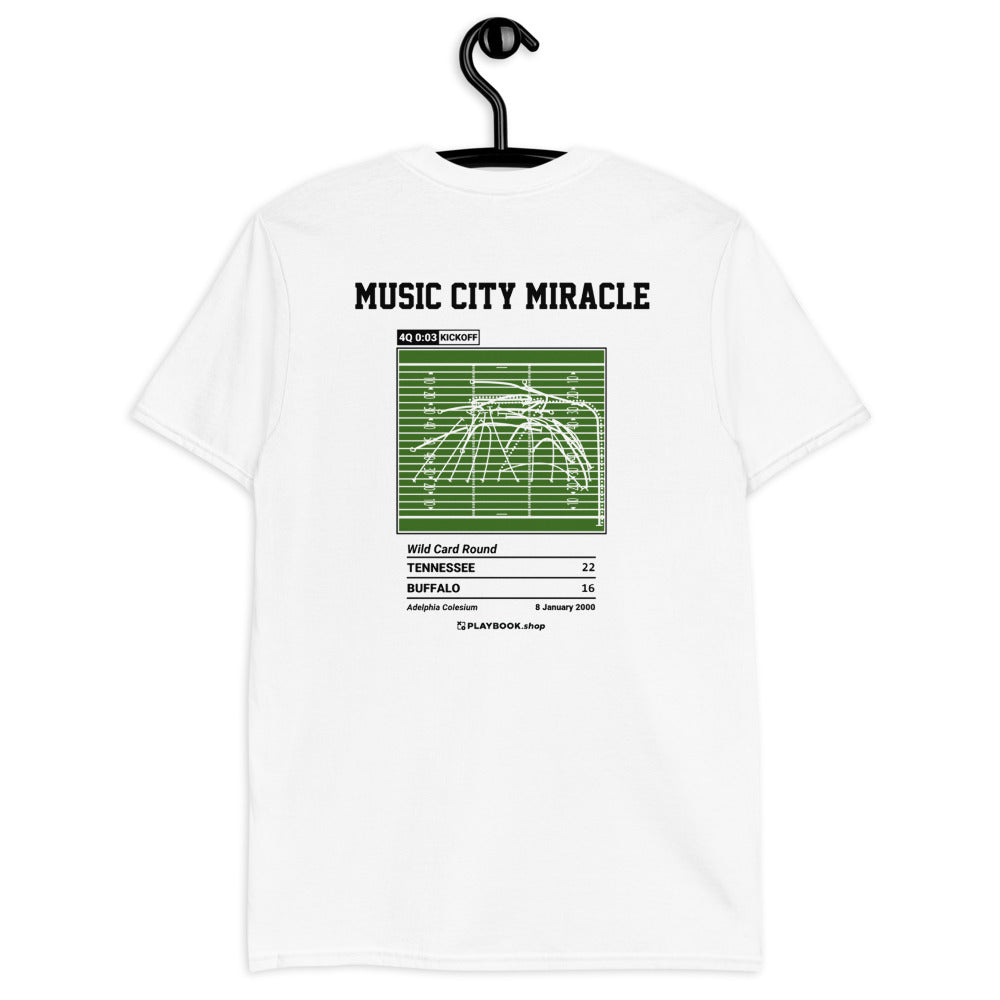 Tennessee Titans Greatest Plays T-shirt: Music City Miracle (2000)