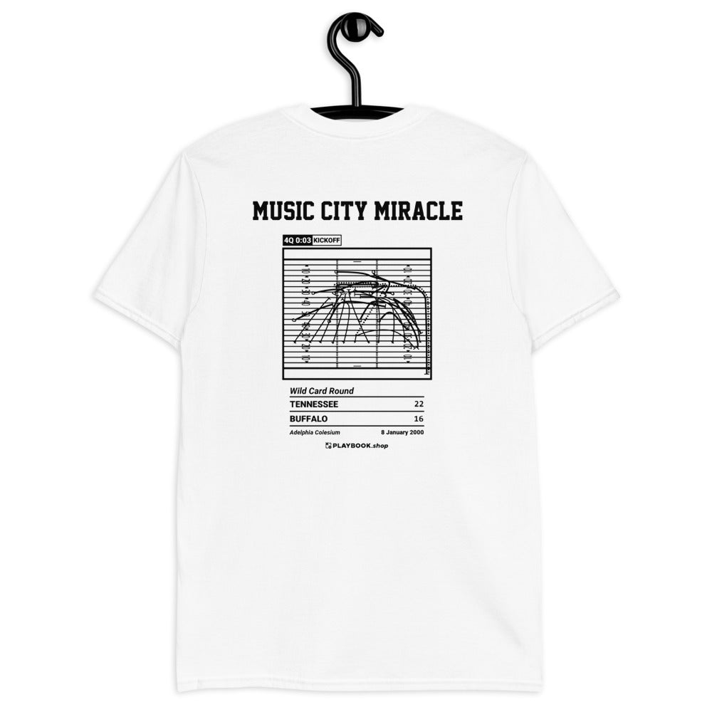 Tennessee Titans Greatest Plays T-shirt: Music City Miracle (2000)