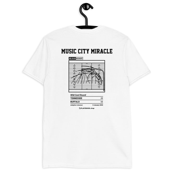 Tennessee Titans Greatest Plays T-shirt: Music City Miracle (2000)