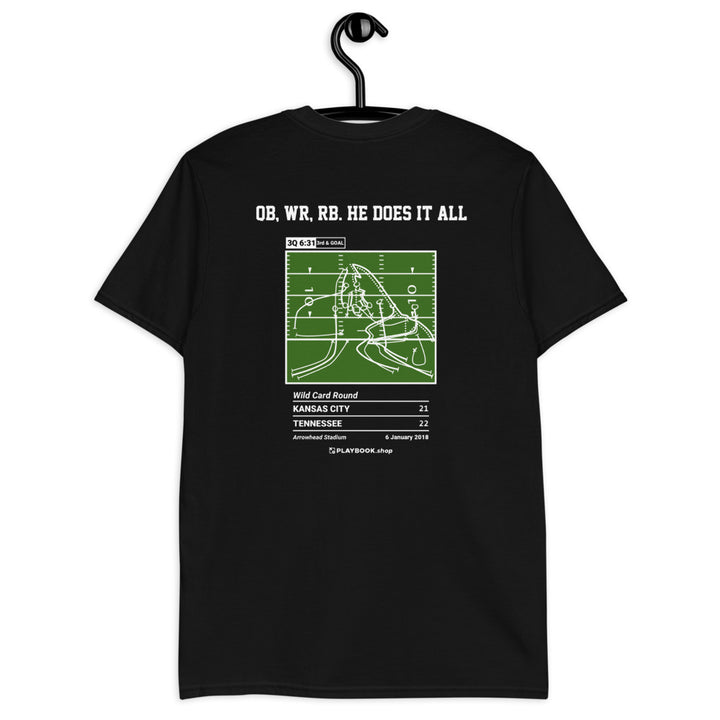 Tennessee Titans Greatest Plays T-shirt: QB, WR, RB. He does it all (2018)