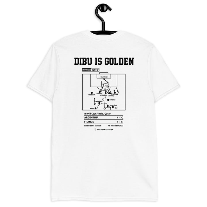 Argentina Greatest Goals T-shirt: Dibu is golden (2022)
