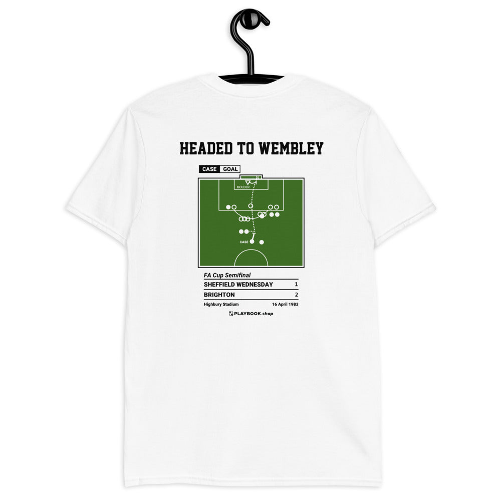 Brighton & Hove Albion Greatest Goals T-shirt: Headed to Wembley (1983)