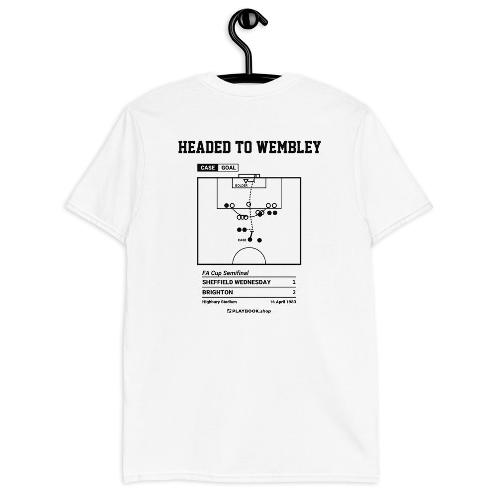 Brighton & Hove Albion Greatest Goals T-shirt: Headed to Wembley (1983)