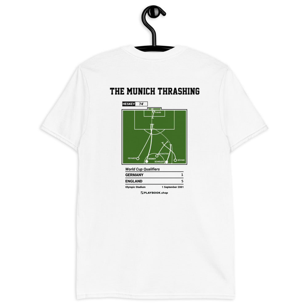 England National Team Greatest Goals T-shirt: The Munich Thrashing (2001)