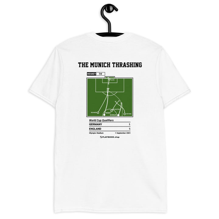 England National Team Greatest Goals T-shirt: The Munich Thrashing (2001)