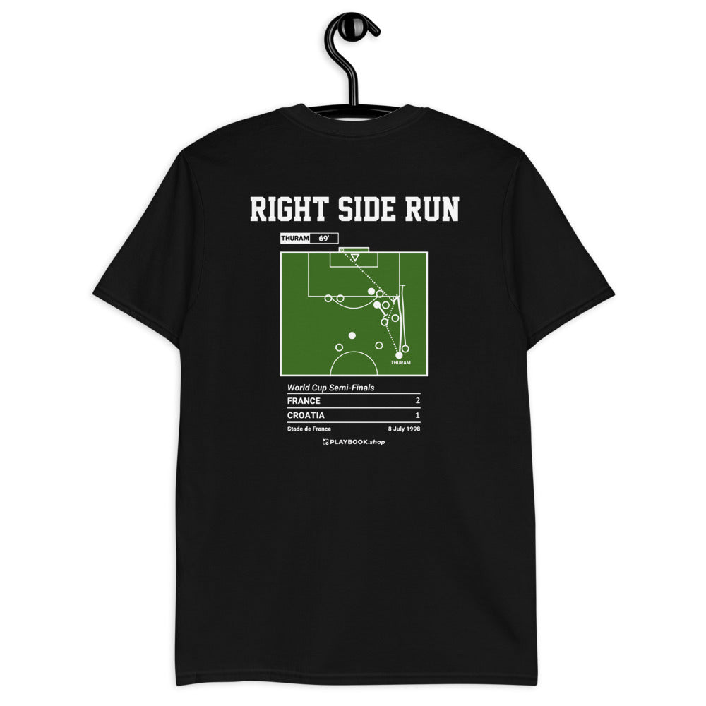France National Team Greatest Goals T-shirt: Right side run (1998)