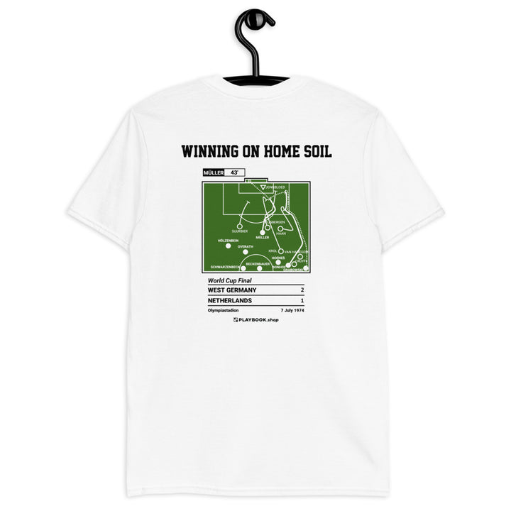 Germany National Team Greatest Goals T-shirt: Winning on home soil (1974)