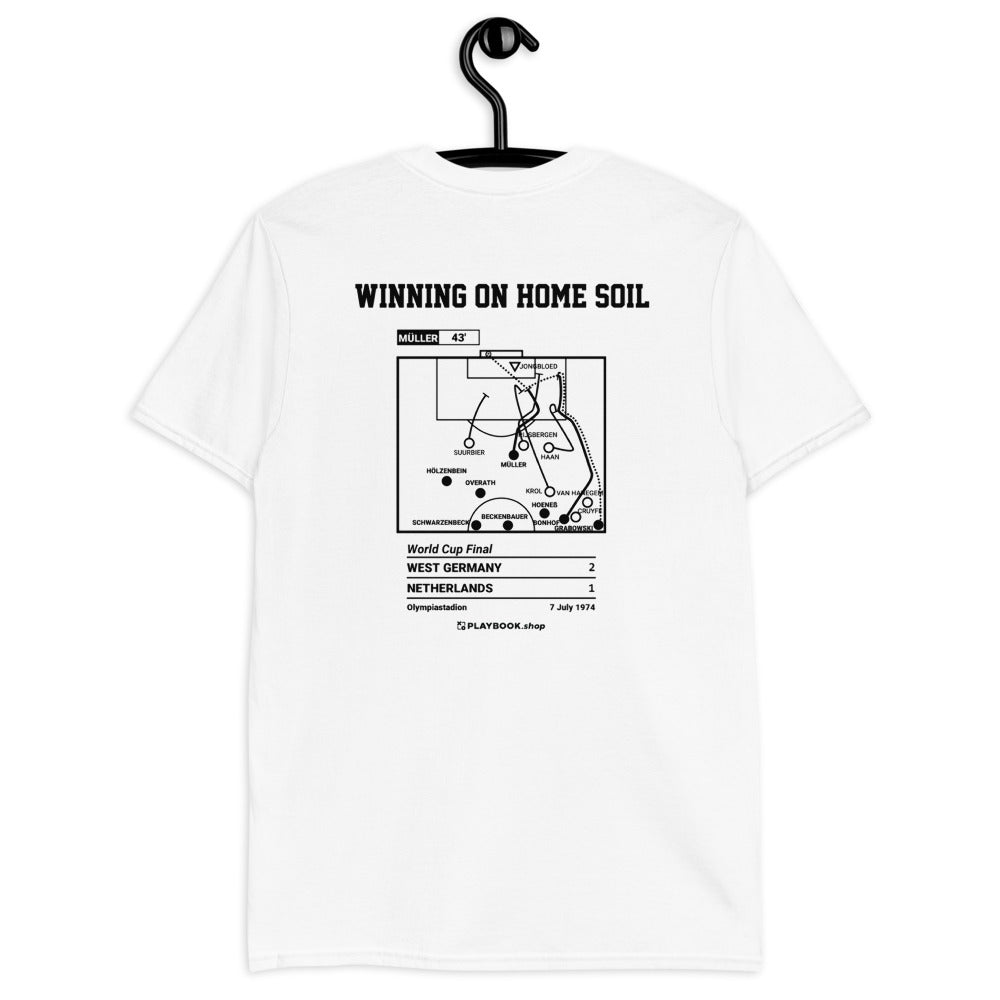 Germany National Team Greatest Goals T-shirt: Winning on home soil (1974)