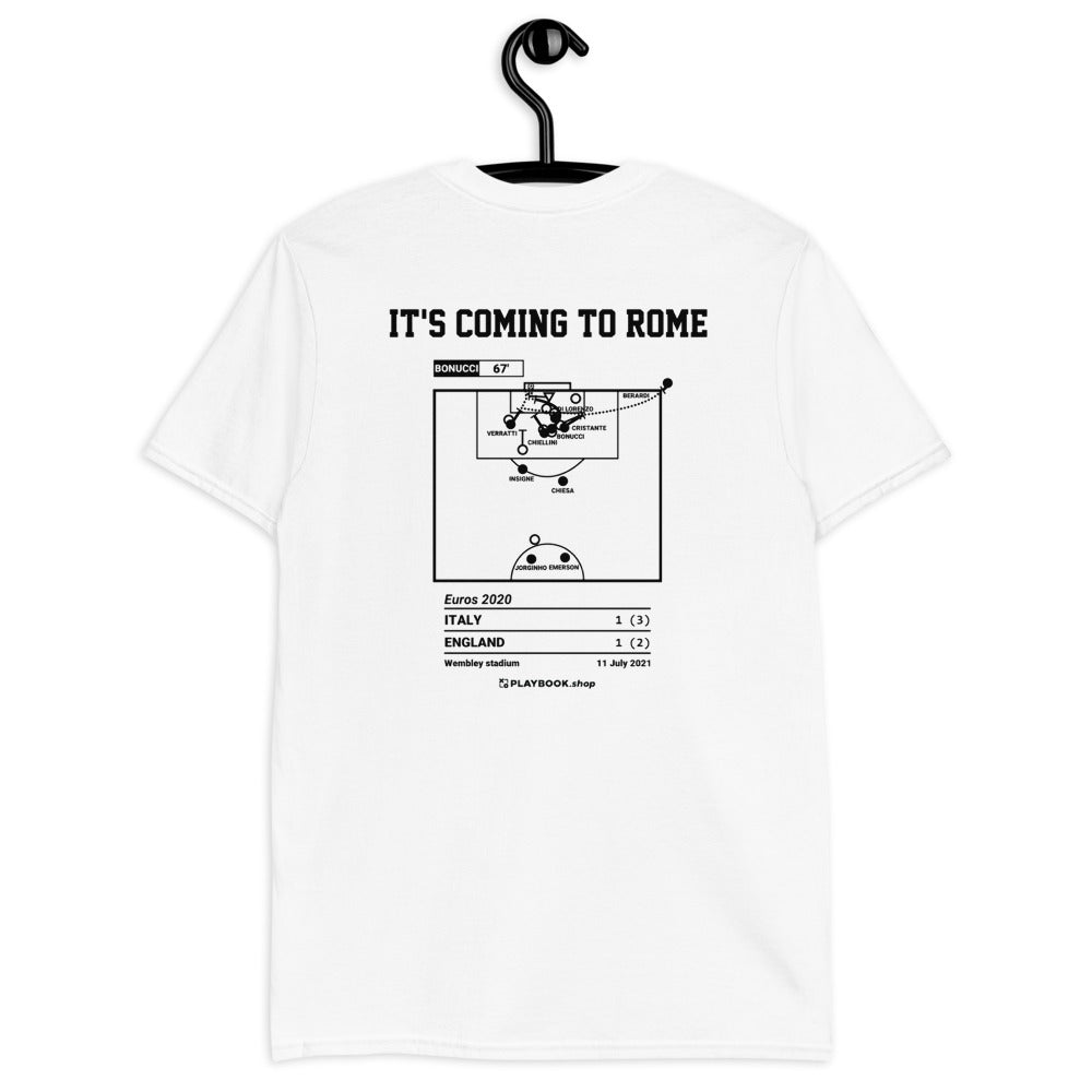 Italy National Team Greatest Goals T-shirt: It's coming to Rome (2021)