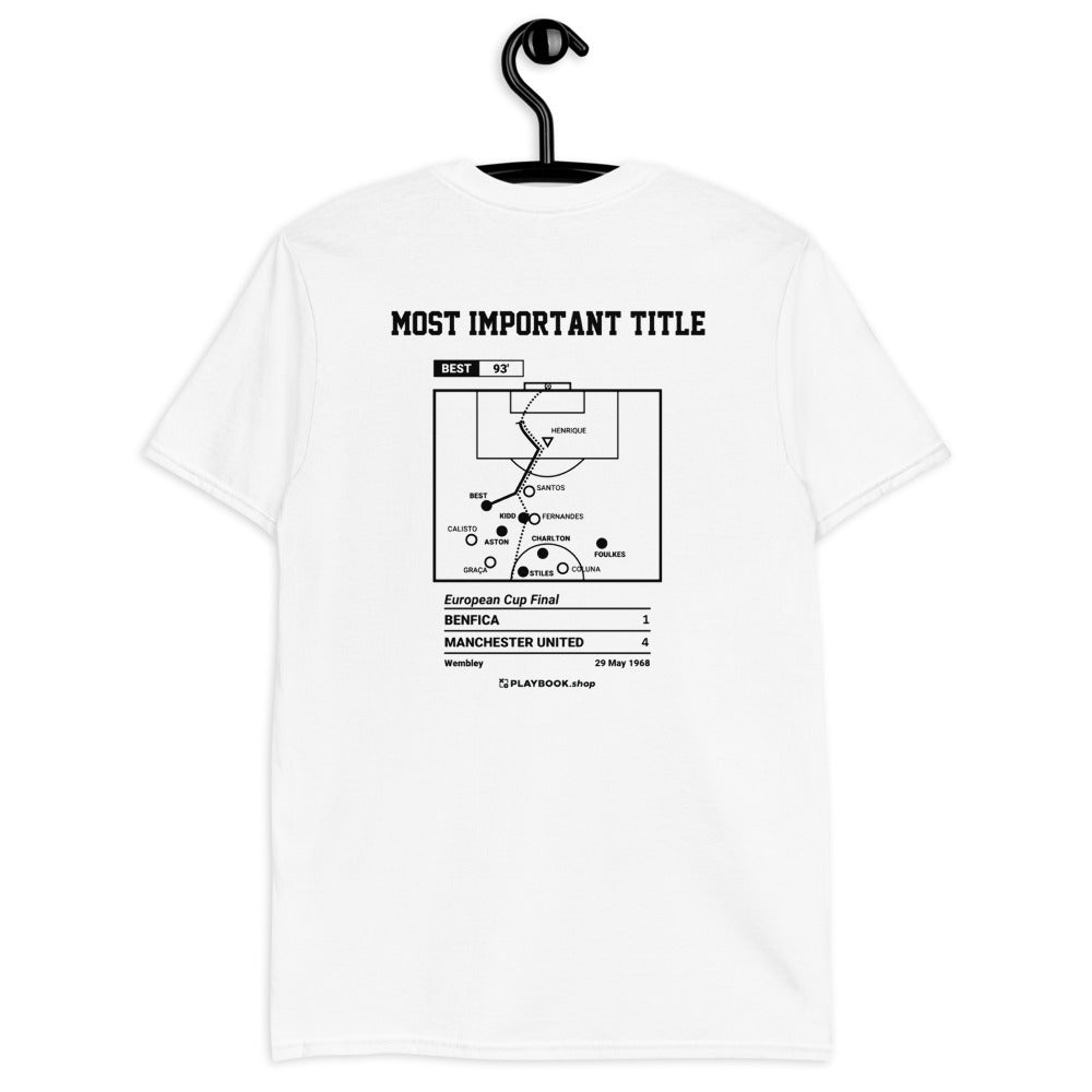 Manchester United Greatest Goals T-shirt: Most Important Title (1968)