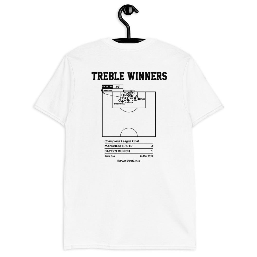 Manchester United Greatest Goals T-shirt: Treble winners (1999)