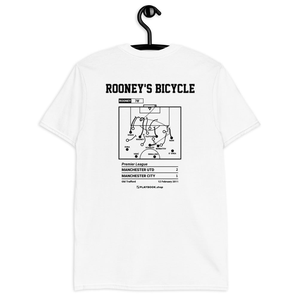 Manchester United Greatest Goals T-shirt: Rooney's Bicycle (2011)