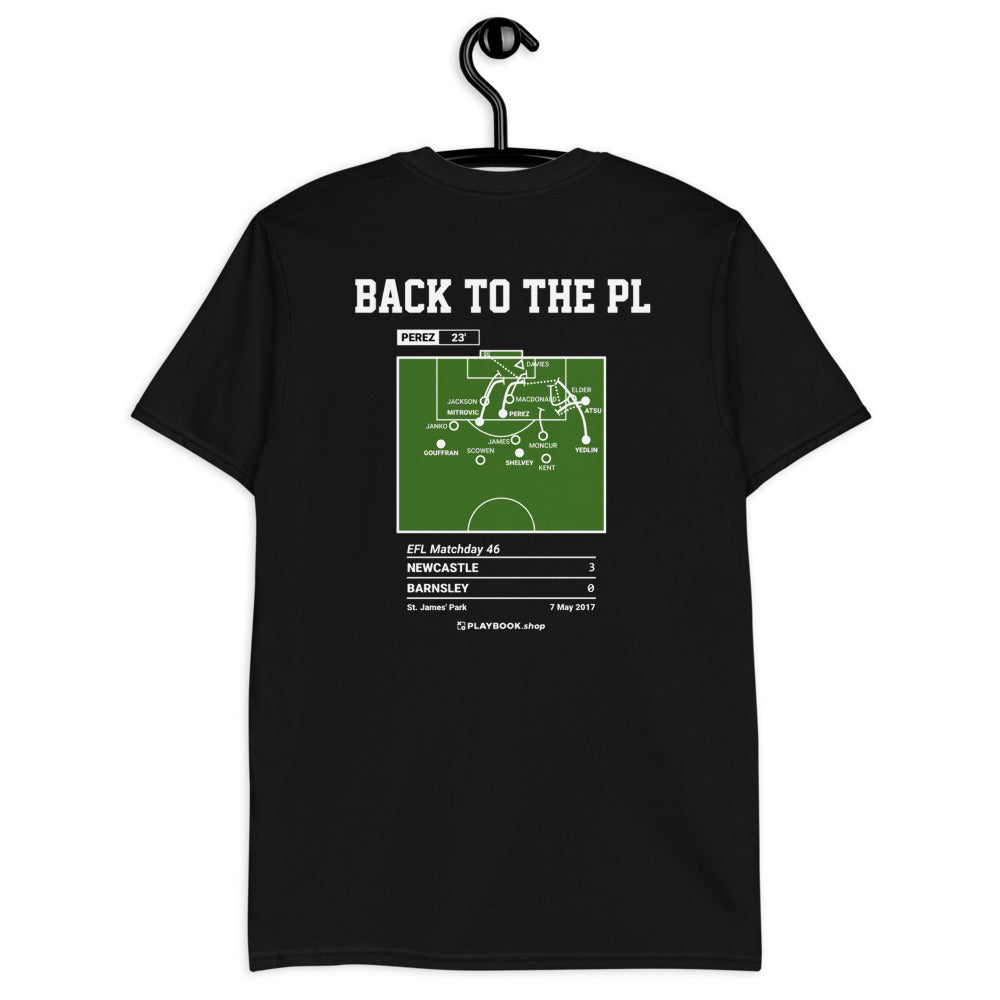 Newcastle Greatest Goals T-shirt: Back to the PL (2017)