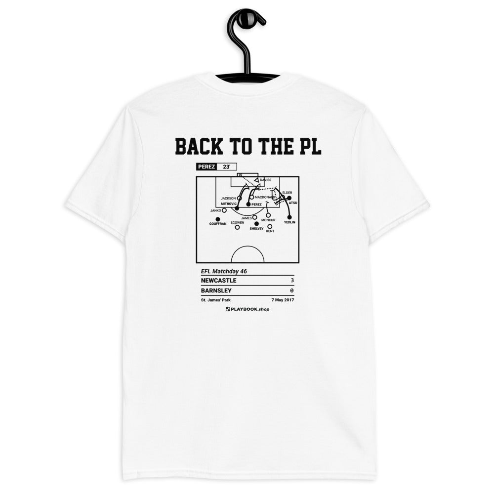 Newcastle Greatest Goals T-shirt: Back to the PL (2017)
