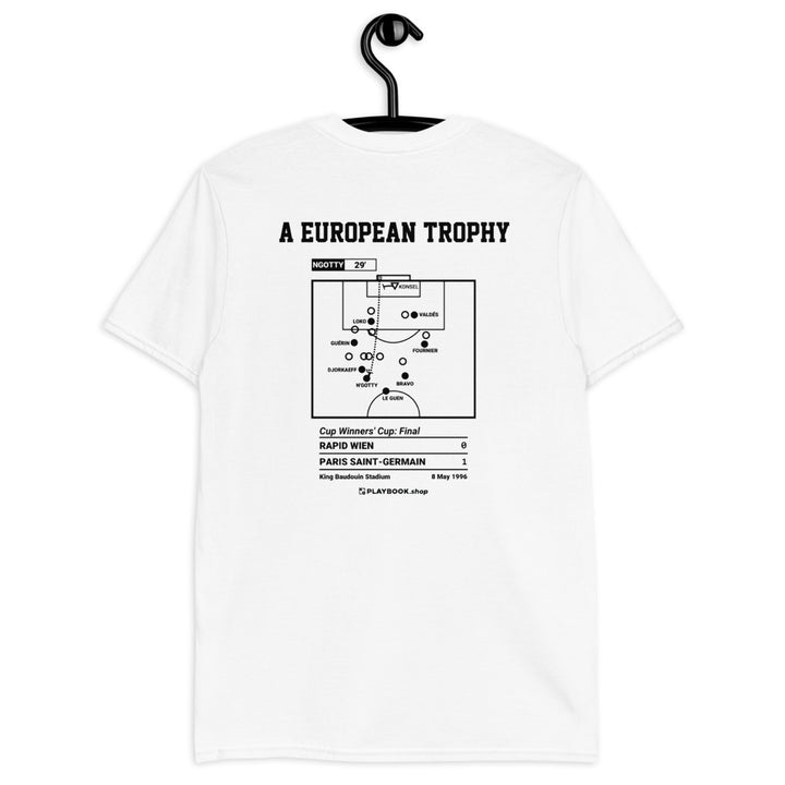 Paris Saint-Germain Greatest Goals T-shirt: A European Trophy (1996)