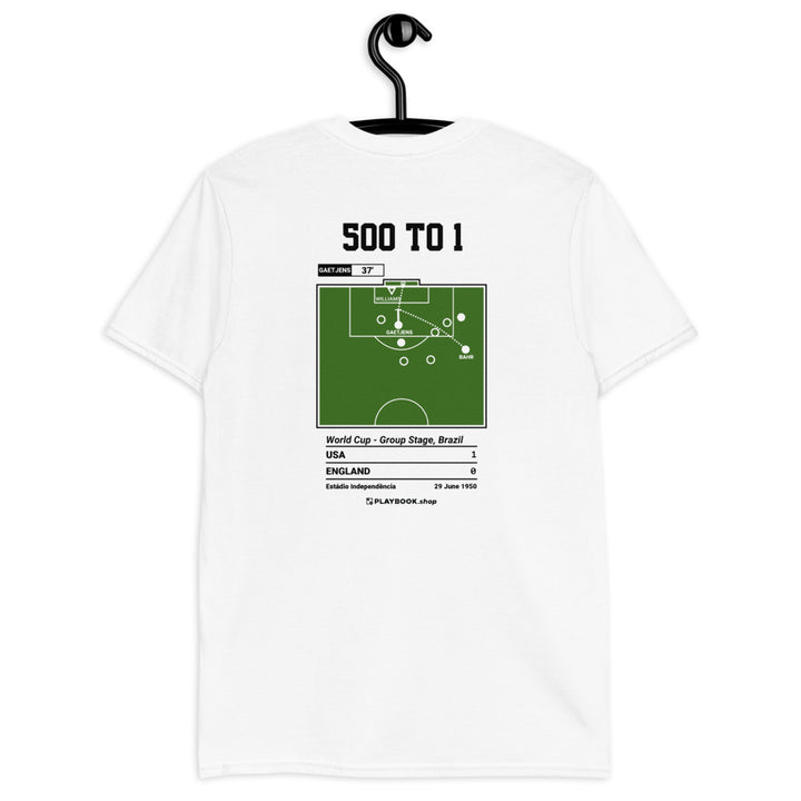 USMNT Greatest Goals T-shirt: 500 to 1 (1950)