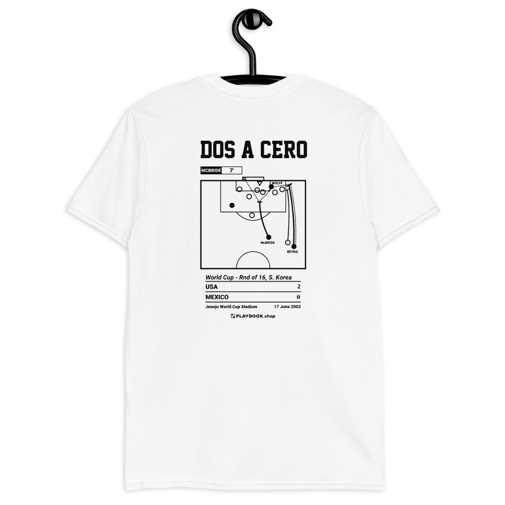 USMNT Greatest Goals T-shirt: Dos a Cero (2002)