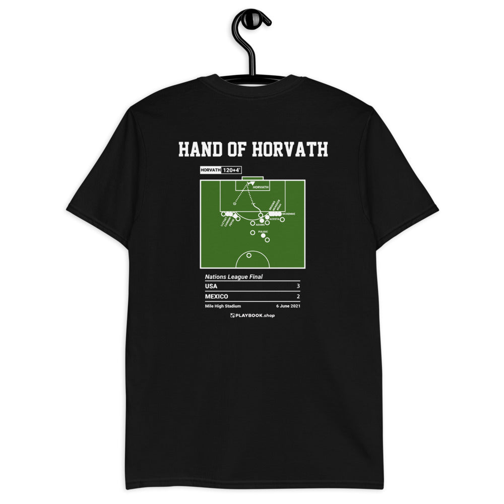 USMNT Greatest Goals T-shirt: Hand of Horvath (2021)