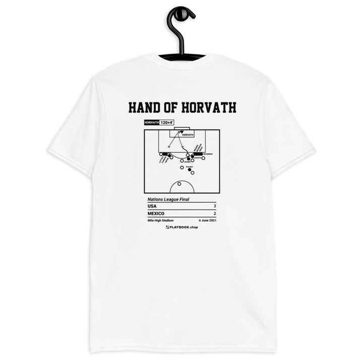 USMNT Greatest Goals T-shirt: Hand of Horvath (2021)