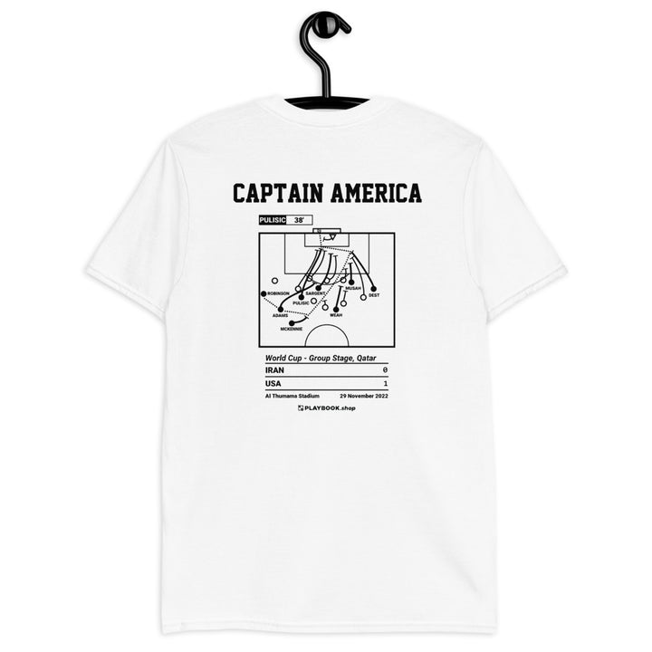 USMNT Greatest Goals T-shirt: Captain America (2022)