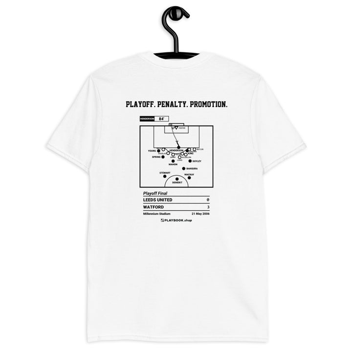 Watford Greatest Goals T-shirt: Playoff. Penalty. Promotion. (2006)