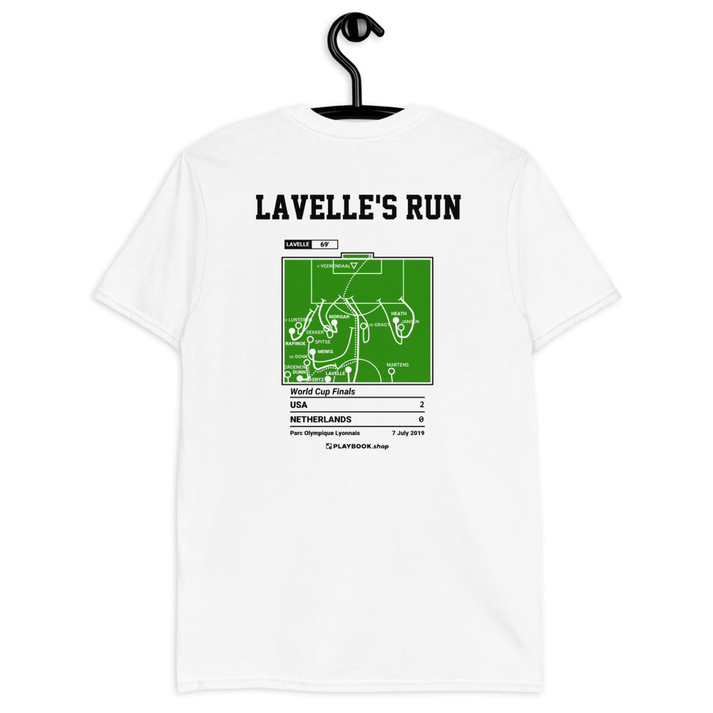 USWNT Greatest Goals T-shirt: Lavelle's Run (2019)
