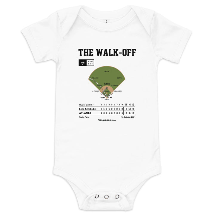 Greatest Atlanta Braves Plays Baby Bodysuit: The Walk-Off (2021)
