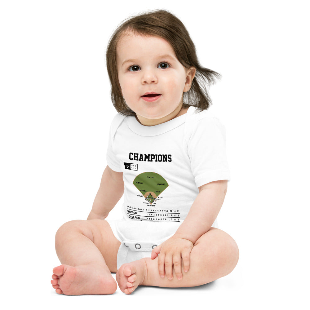 Greatest Chicago Cubs Plays Baby Bodysuit: Champions (2016)