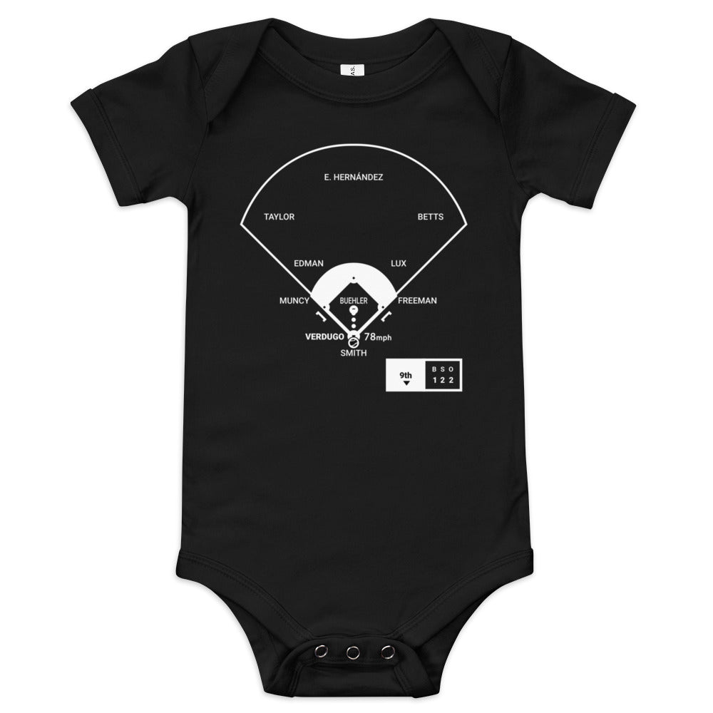 Los Angeles Dodgers Greatest Plays Baby Bodysuit: Start the Party LA! (2024)