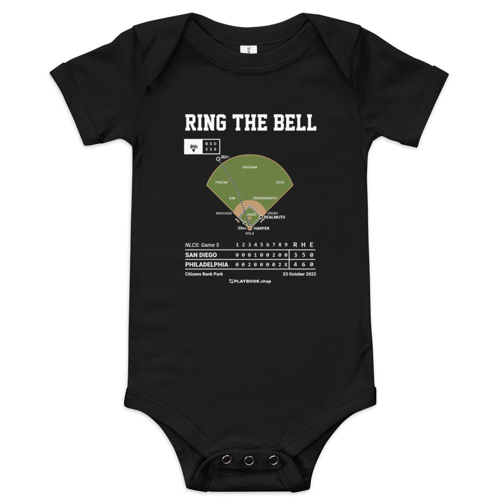 Greatest Philadelphia Phillies Plays Baby Bodysuit: Ring The Bell (2022)