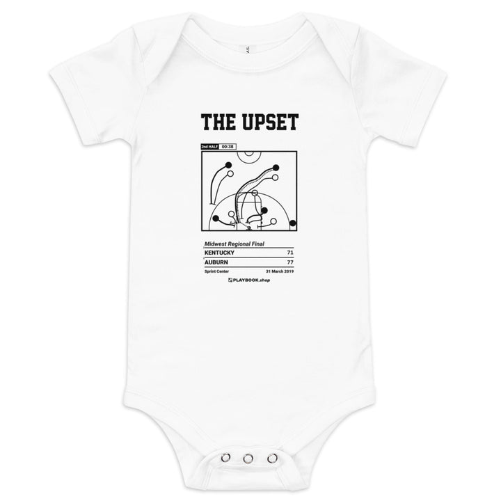 Greatest Auburn Basketball Plays Baby Bodysuit: The Upset (2019)