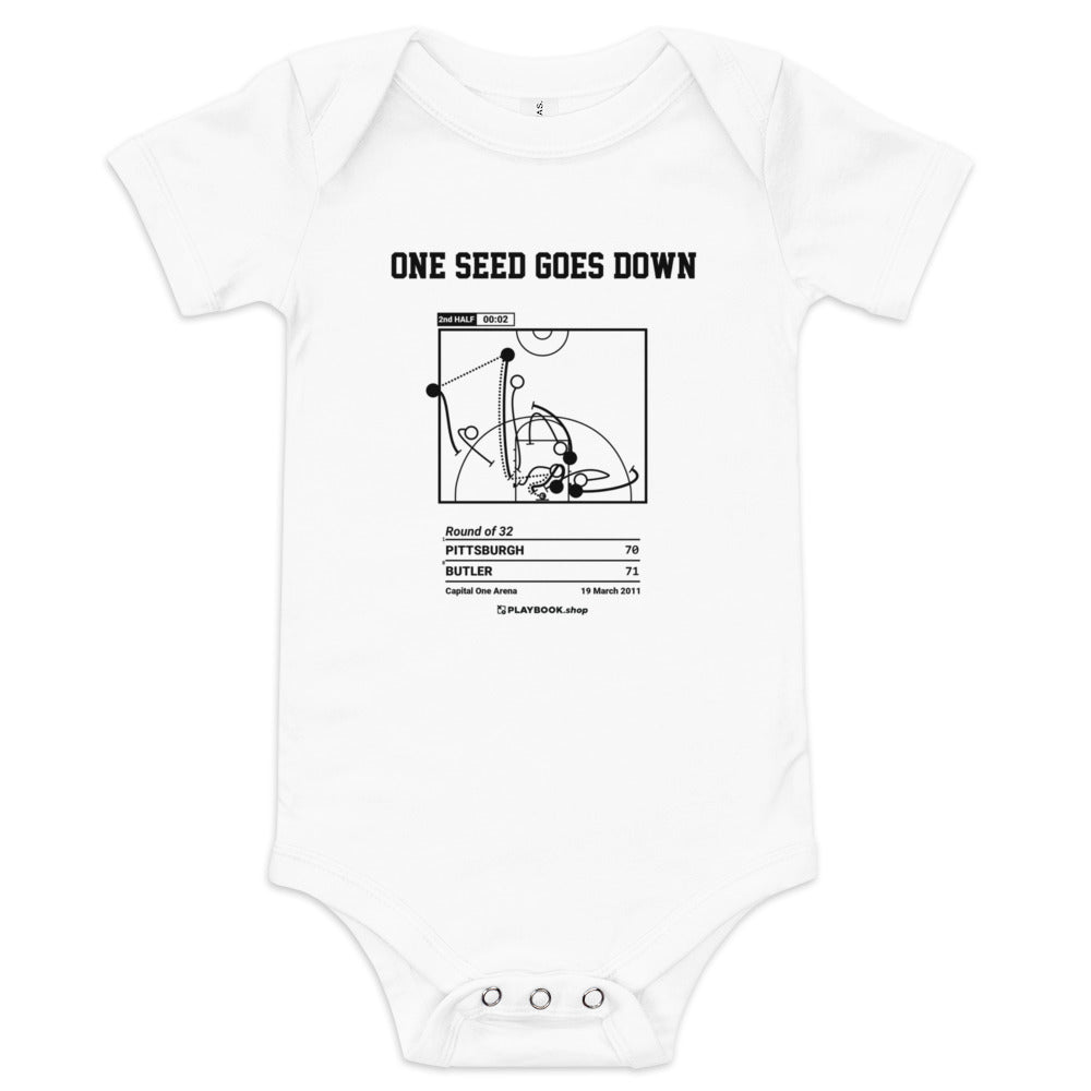 Greatest Butler Basketball Plays Baby Bodysuit: One seed goes down (2011)
