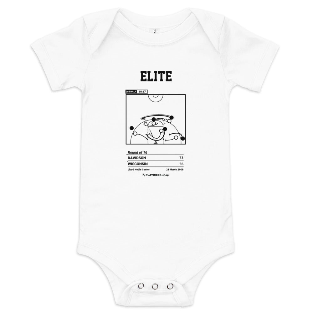 Greatest Davidson Basketball Plays Baby Bodysuit: Elite (2008)