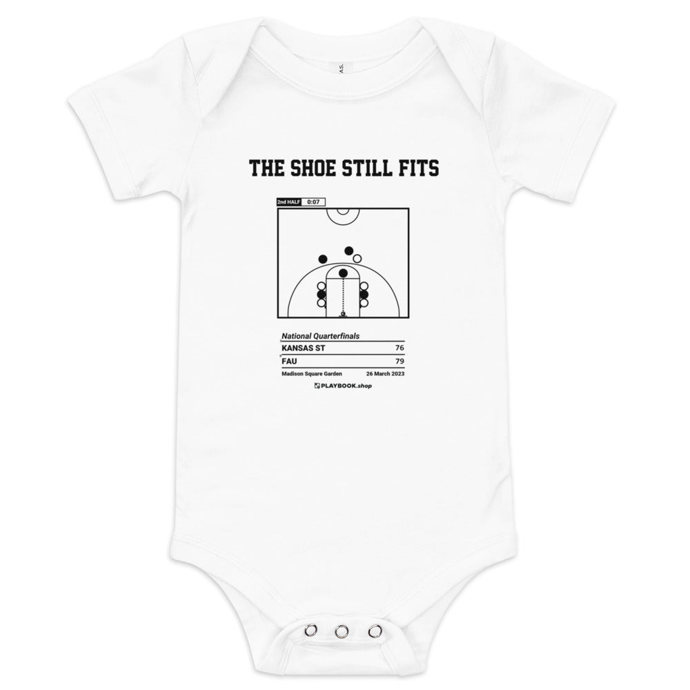 Greatest Florida Atlantic Basketball Plays Baby Bodysuit: The shoe still fits (2023)