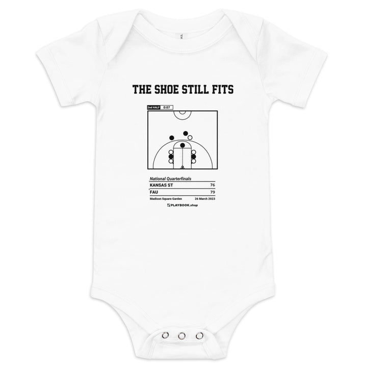 Greatest Florida Atlantic Basketball Plays Baby Bodysuit: The shoe still fits (2023)