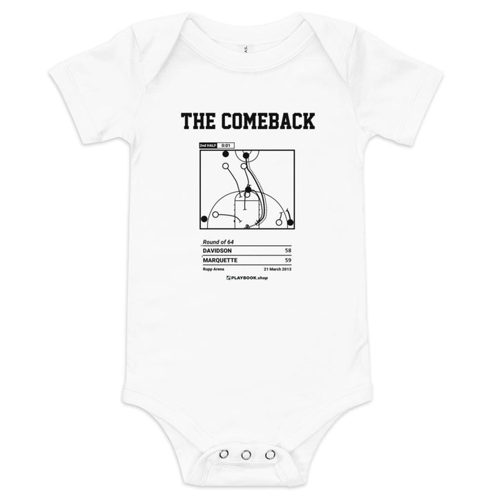 Greatest Marquette Basketball Plays Baby Bodysuit: The Comeback (2013)