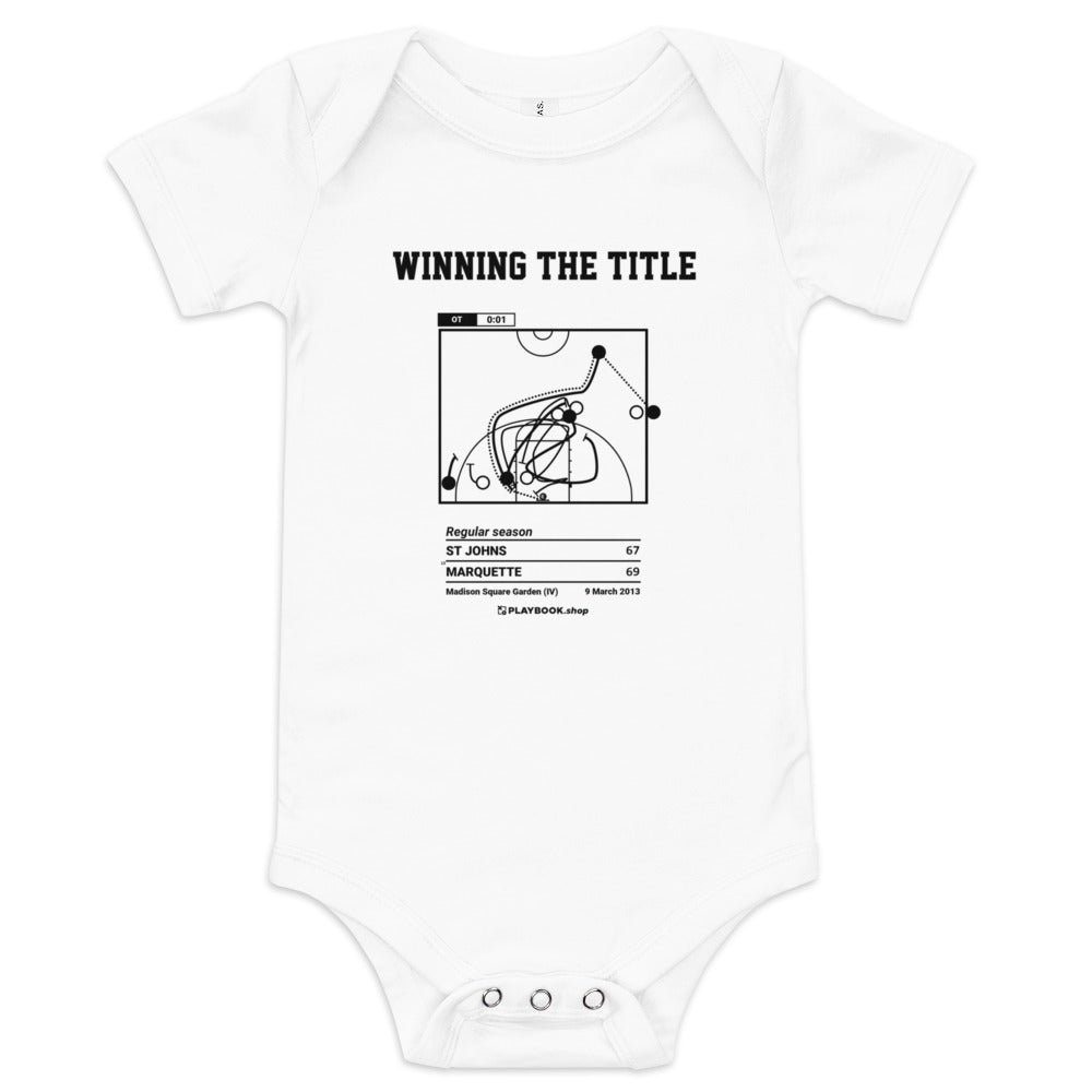 Greatest Marquette Basketball Plays Baby Bodysuit: Winning the title (2013)