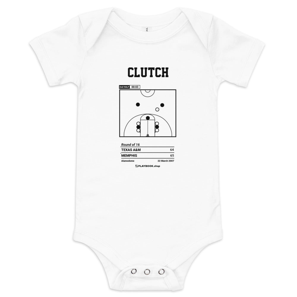 Greatest Memphis Basketball Plays Baby Bodysuit: Clutch (2007)