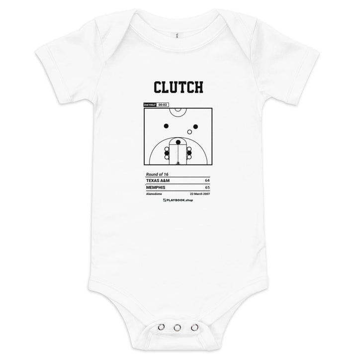 Greatest Memphis Basketball Plays Baby Bodysuit: Clutch (2007)