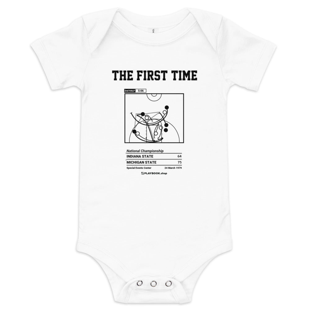 Greatest Michigan State Basketball Plays Baby Bodysuit: The first time (1979)
