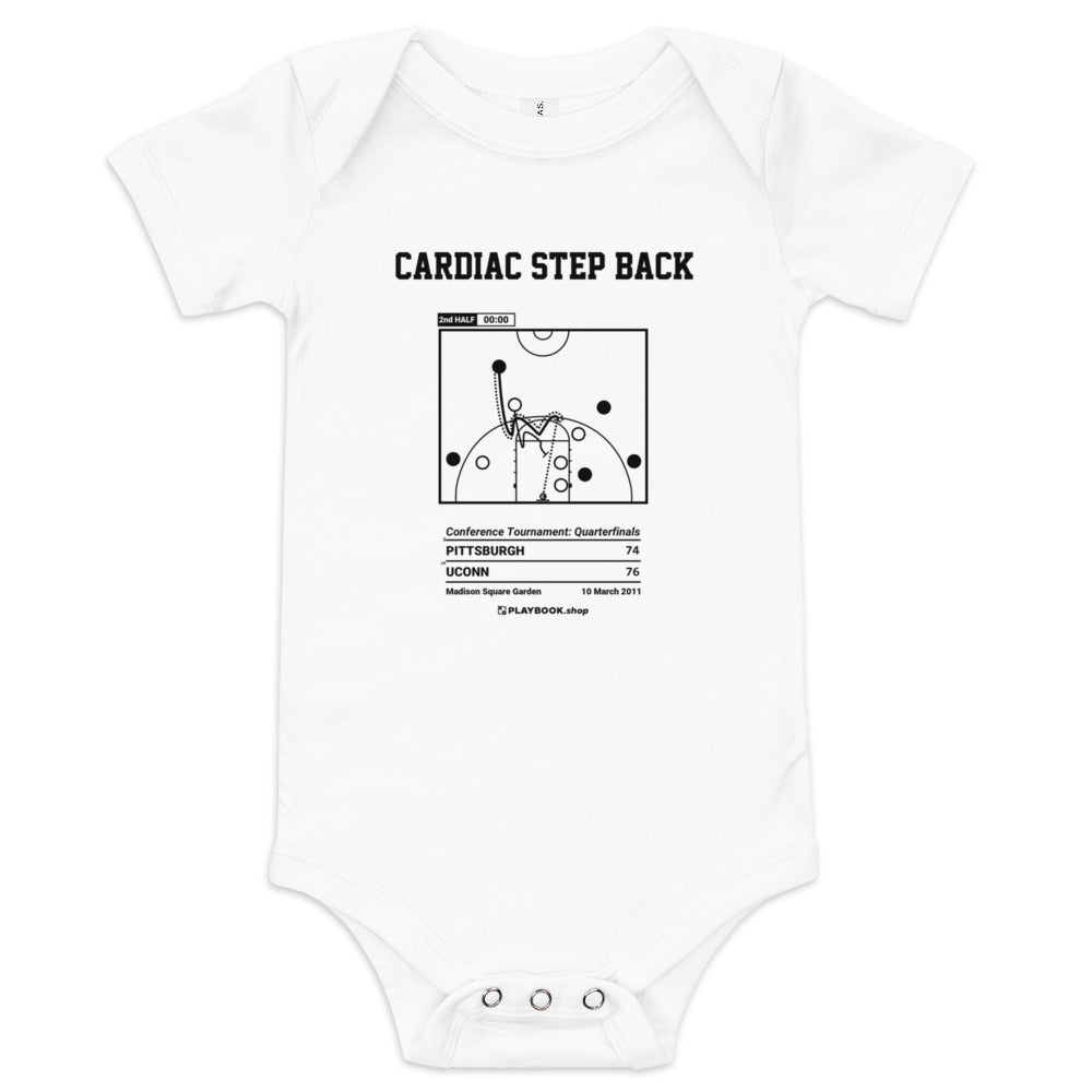 Greatest UCONN Basketball Plays Baby Bodysuit: Cardiac step back (2011)