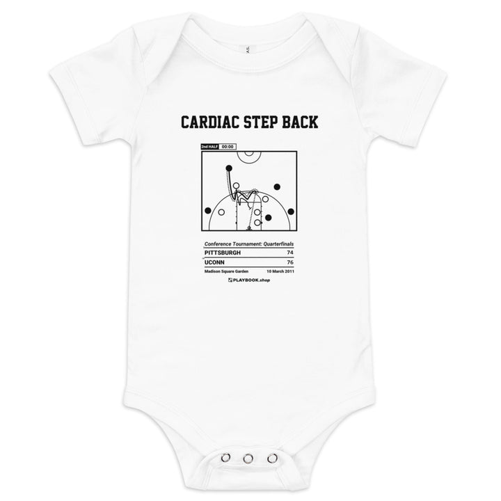Greatest UCONN Basketball Plays Baby Bodysuit: Cardiac step back (2011)