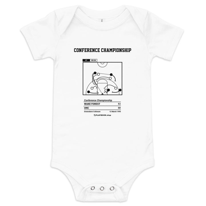 Greatest Wake Forest Basketball Plays Baby Bodysuit: Conference Championship (1995)