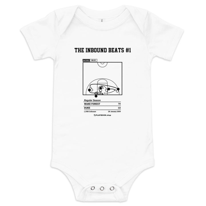 Greatest Wake Forest Basketball Plays Baby Bodysuit: The Inbound beats #1 (2009)