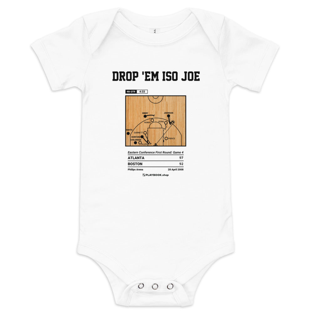 Greatest Atlanta Hawks Plays Baby Bodysuit: Drop 'em Iso Joe (2008)