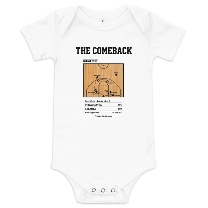 Greatest Atlanta Hawks Plays Baby Bodysuit: The Comeback (2021)
