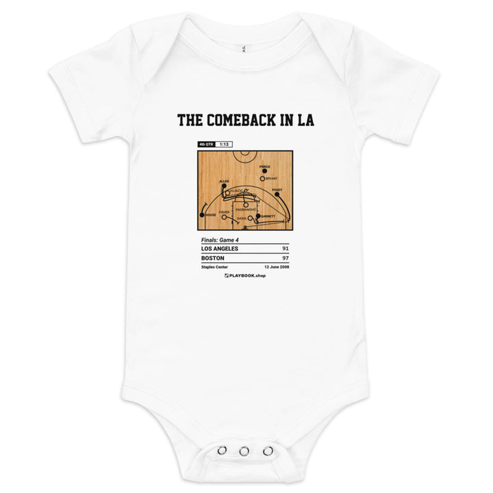 Greatest Boston Celtics Plays Baby Bodysuit: The comeback in LA (2008)