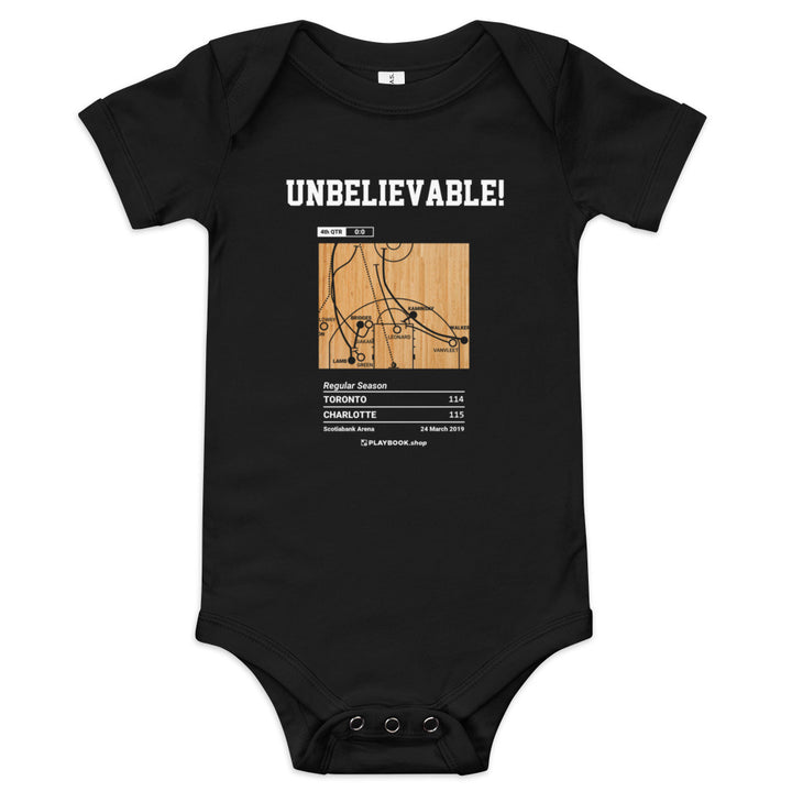 Greatest Charlotte Hornets Plays Baby Bodysuit: Unbelievable! (2019)
