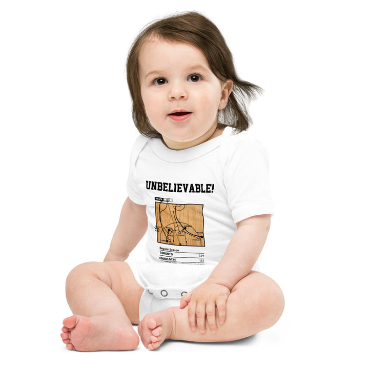 Greatest Charlotte Hornets Plays Baby Bodysuit: Unbelievable! (2019)